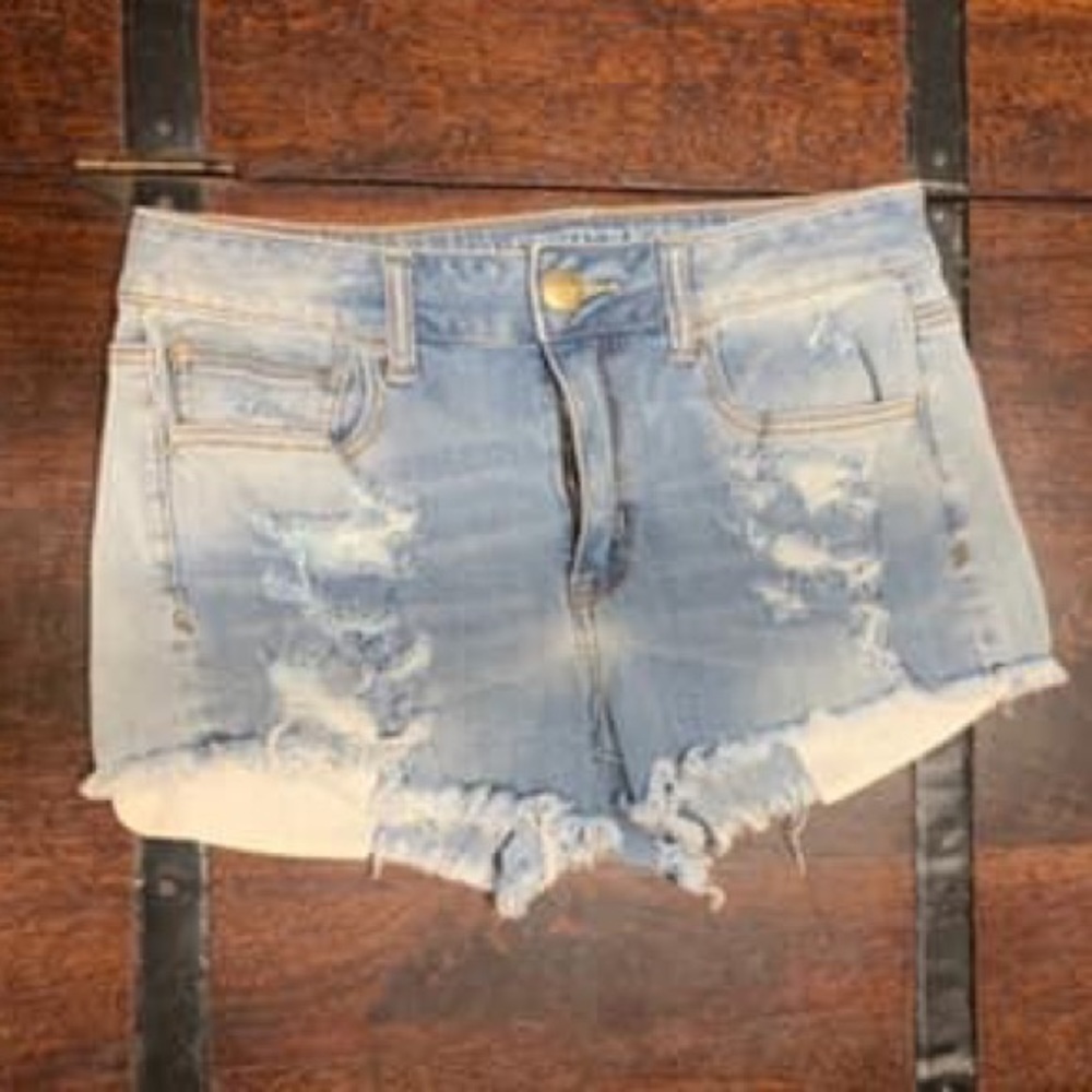 American Eagle Blue Jean Shorts